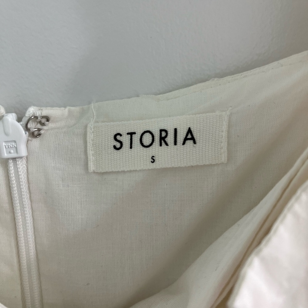 Storia Bow Dress - White - Size Small - Picture 3 of 3